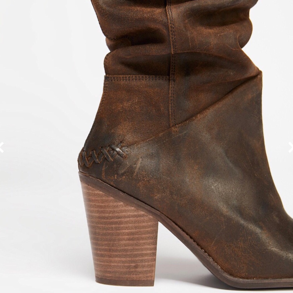 new Free People ❦ Montgomery Slouch Knee Hi Boot - Picture 7 of 16